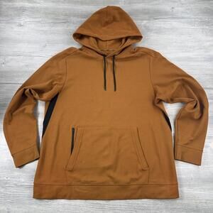 Tom BRADY Brand Hoodie Mens XL Dijon Mustard Rayon Blend Comfy Cozy Workout